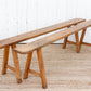 Pair of Antique French Fruitwood Benches-tbgypsysoul