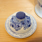 Pair of Vintage Blue & White Porcelain Jars-Decorative Chinoiserie Jars-tbgypsysoul