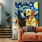 Palette Tails - Custom Pet VG-Starry Night Texture Portrait-Custom Art-tbgypsysoul