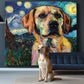 Palette Tails - Custom Pet VG-Starry Night Texture Portrait-Custom Art-tbgypsysoul