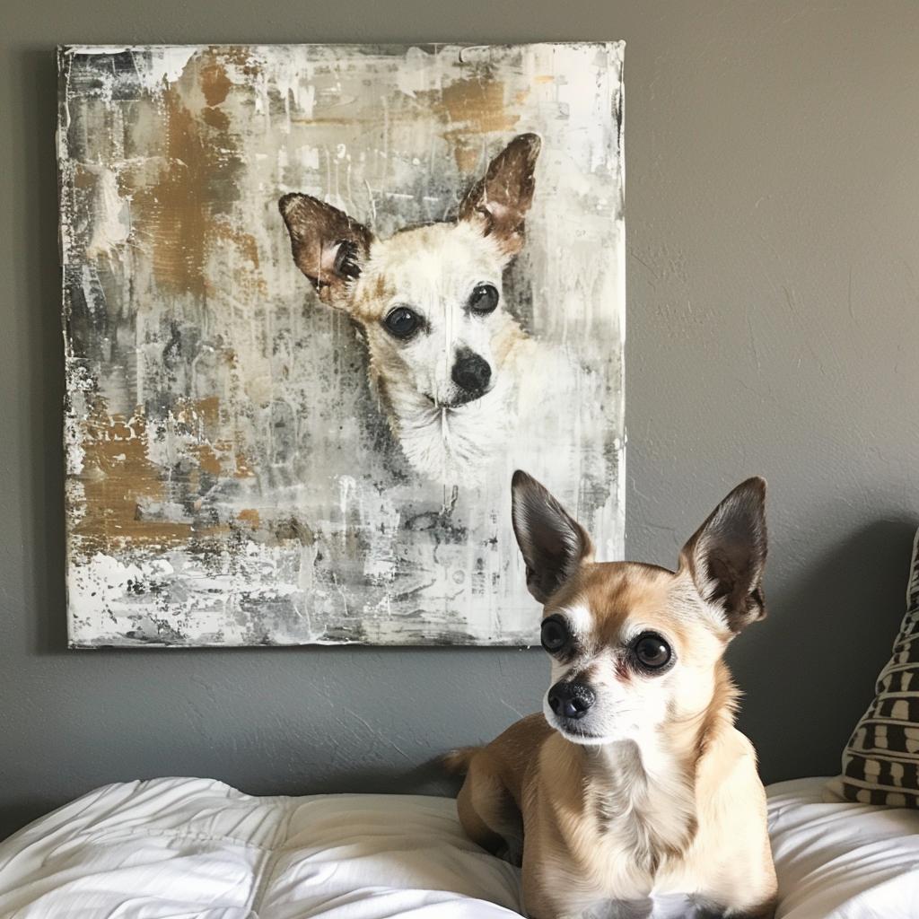 Palette Tails - Custom 'Snowfield' Special Edition™ Texture Portrait-Custom Art-tbgypsysoul