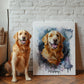Palette Tails - Custom Watercolor Style Texture Portrait-Custom Art-tbgypsysoul