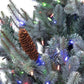 Park Hill Blue Spruce Christmas Tree, 7.5' Clear and Multi Lights-Christmas Tree-tbgypsysoul