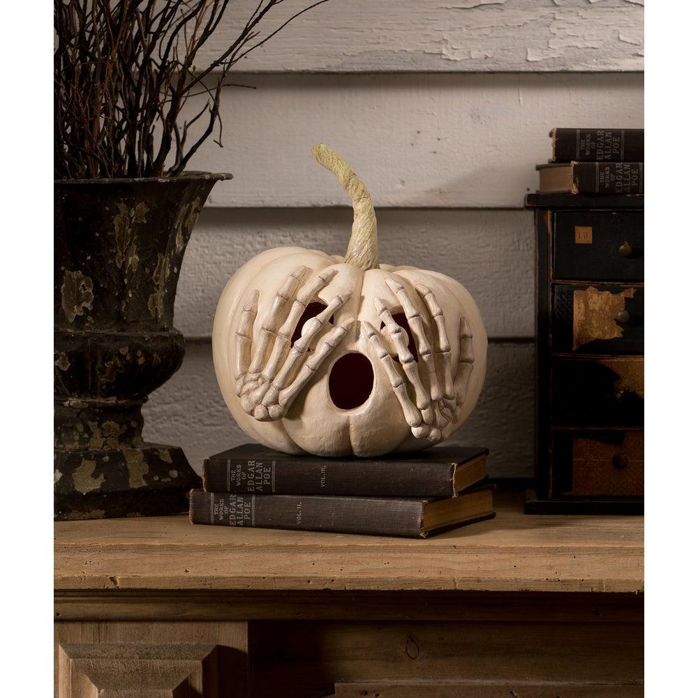 Peek-a-Boo Pumpkin-Figurines-tbgypsysoul