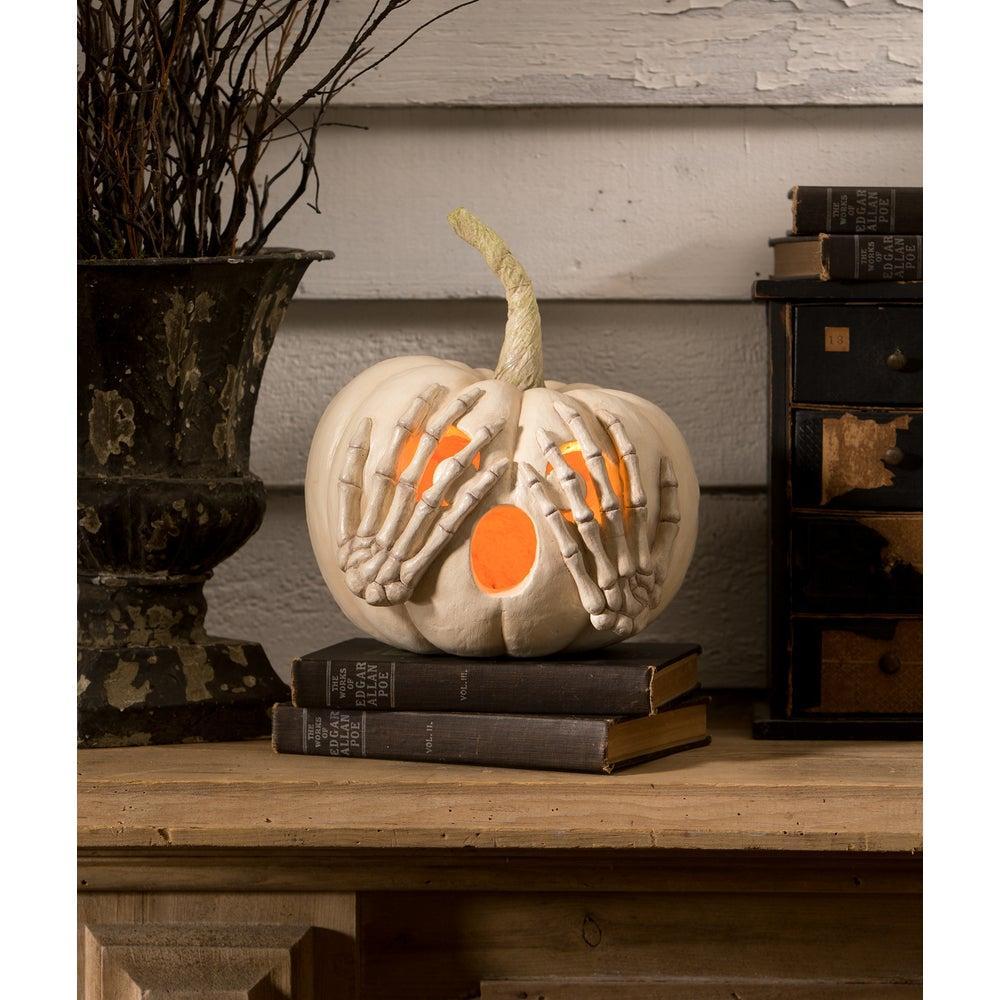 Peek-a-Boo Pumpkin-Figurines-tbgypsysoul