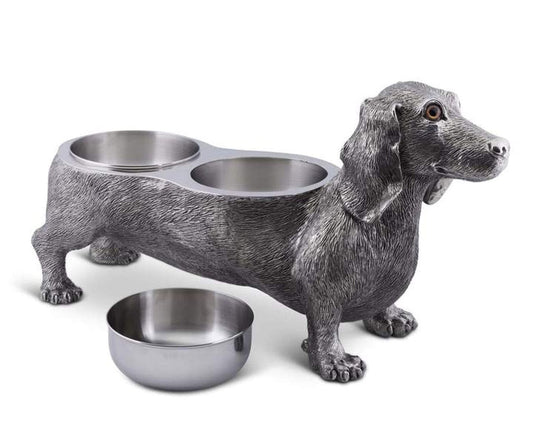 Pewter Dog Feeding Bowl-Pet-tbgypsysoul