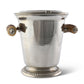 Pewter Ice Bucket with Antler Handles-Appartenenza-tbgypsysoul