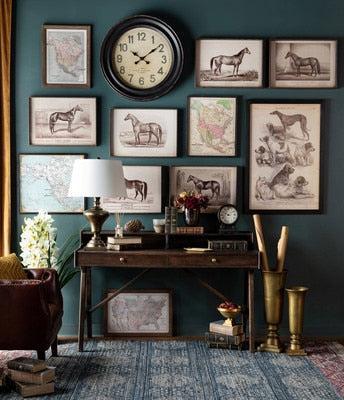 Prized Race Horse Framed Prints, Set of 6-Wall Art-tbgypsysoul