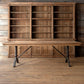 Reclaimed Oak Parquet Top Dinning Table-Dining Table-tbgypsysoul