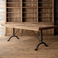 Reclaimed Oak Parquet Top Dinning Table-Dining Table-tbgypsysoul