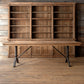 Reclaimed Oak Parquet Top Dinning Table-Dining Table-tbgypsysoul