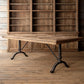 Reclaimed Oak Parquet Top Dinning Table-Dining Table-tbgypsysoul