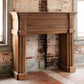 Reclaimed Pine Mantel-Fireplace Mantle-tbgypsysoul