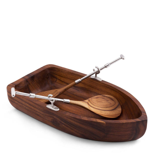 Row Boat Salad Bowl Set-Sea and Shore-tbgypsysoul