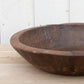 Rustic Metal Strap Wood Bowl-tbgypsysoul