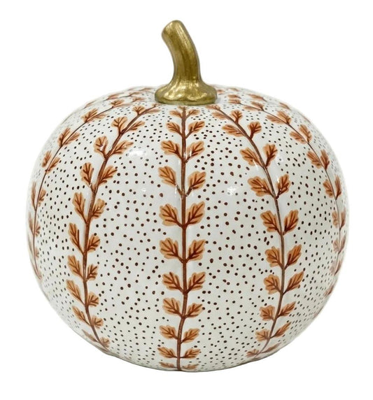 Rusty Red Meadow Sprig Pumpkin-Shop-tbgypsysoul