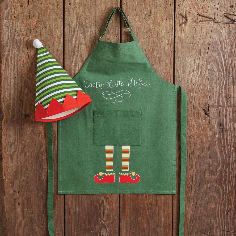 Santa's Little Helper Apron & Hat Set-Apron-tbgypsysoul