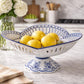 Scalloped Floral Pierced Pedestal Bowl-tbgypsysoul