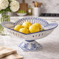 Scalloped Floral Pierced Pedestal Bowl-tbgypsysoul