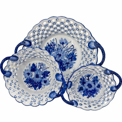Set of Pierced Floral Handle Bowls-tbgypsysoul