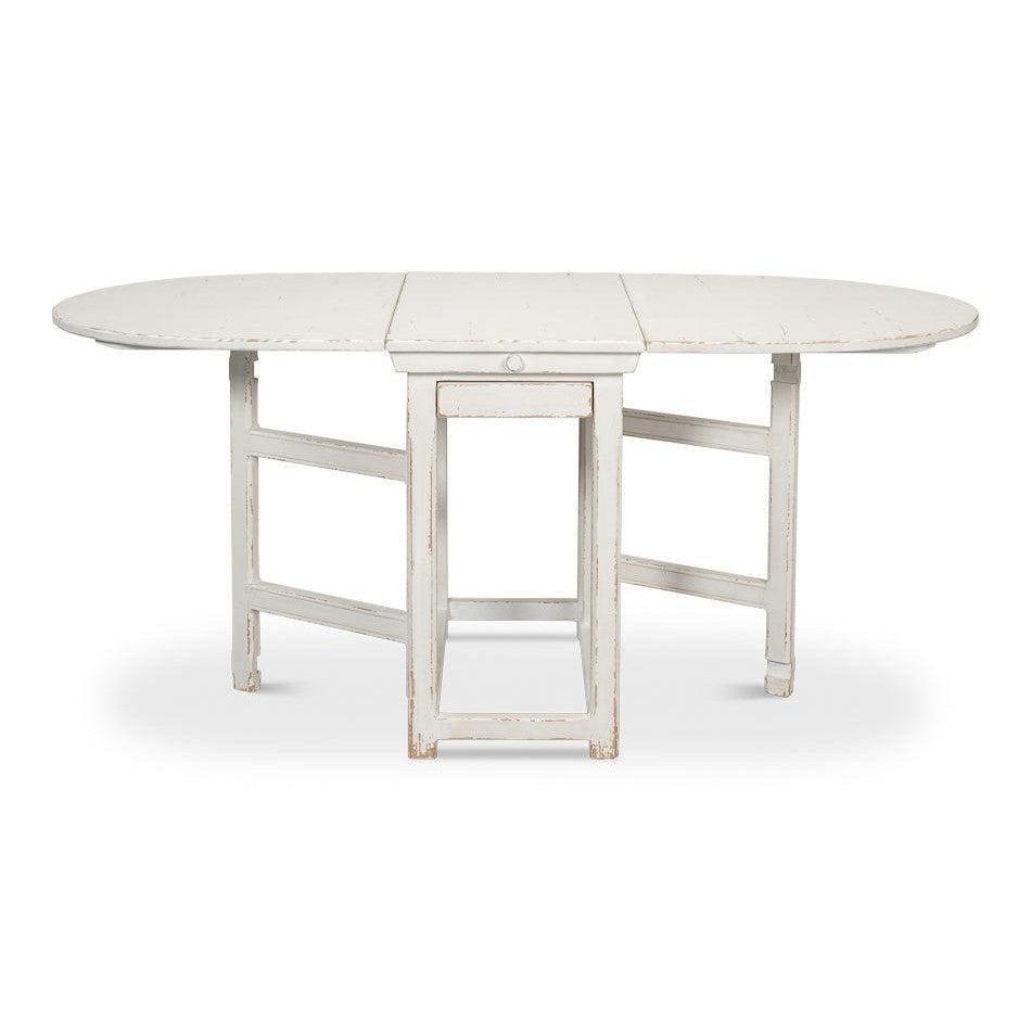 Shabby Chic Woodhinge Dropleaf Table-Dining Table-tbgypsysoul