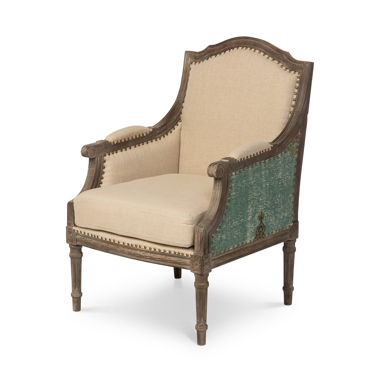 the-bernice-bergere-arm-chair-dining-chair-park-hill-Threadbare Gypsy Soul