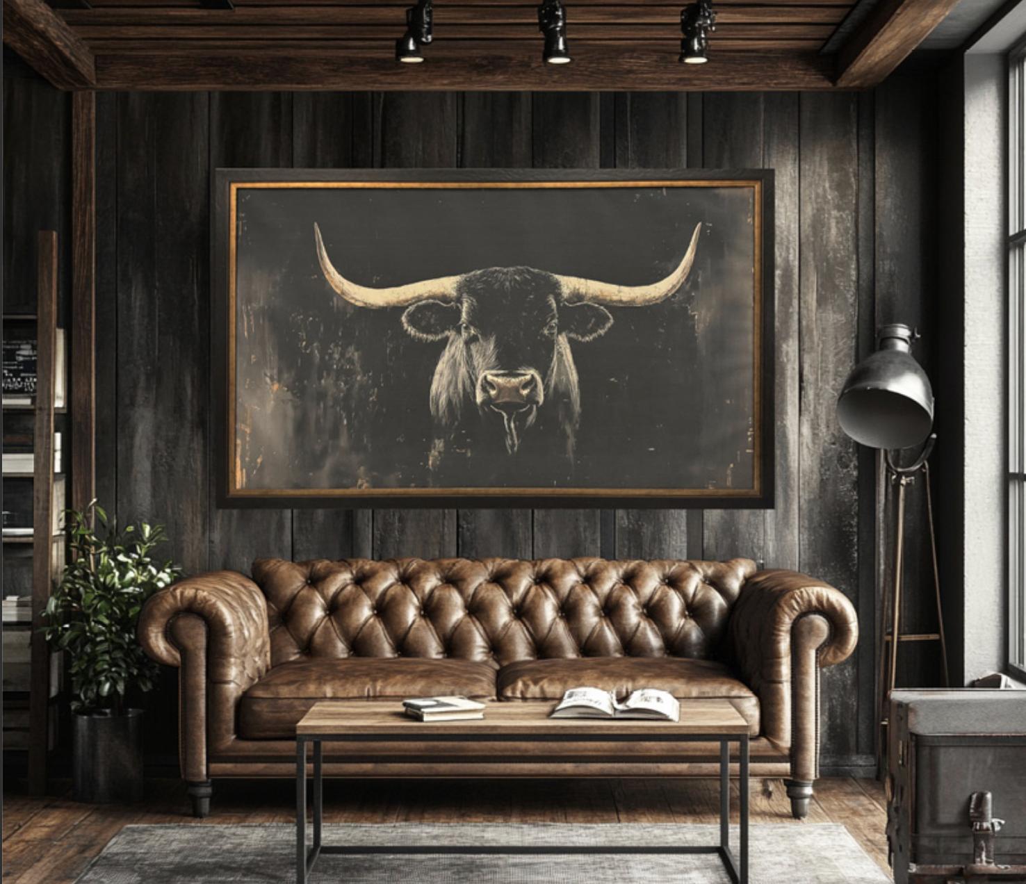 Sutter’s Steer-Wall Art-tbgypsysoul