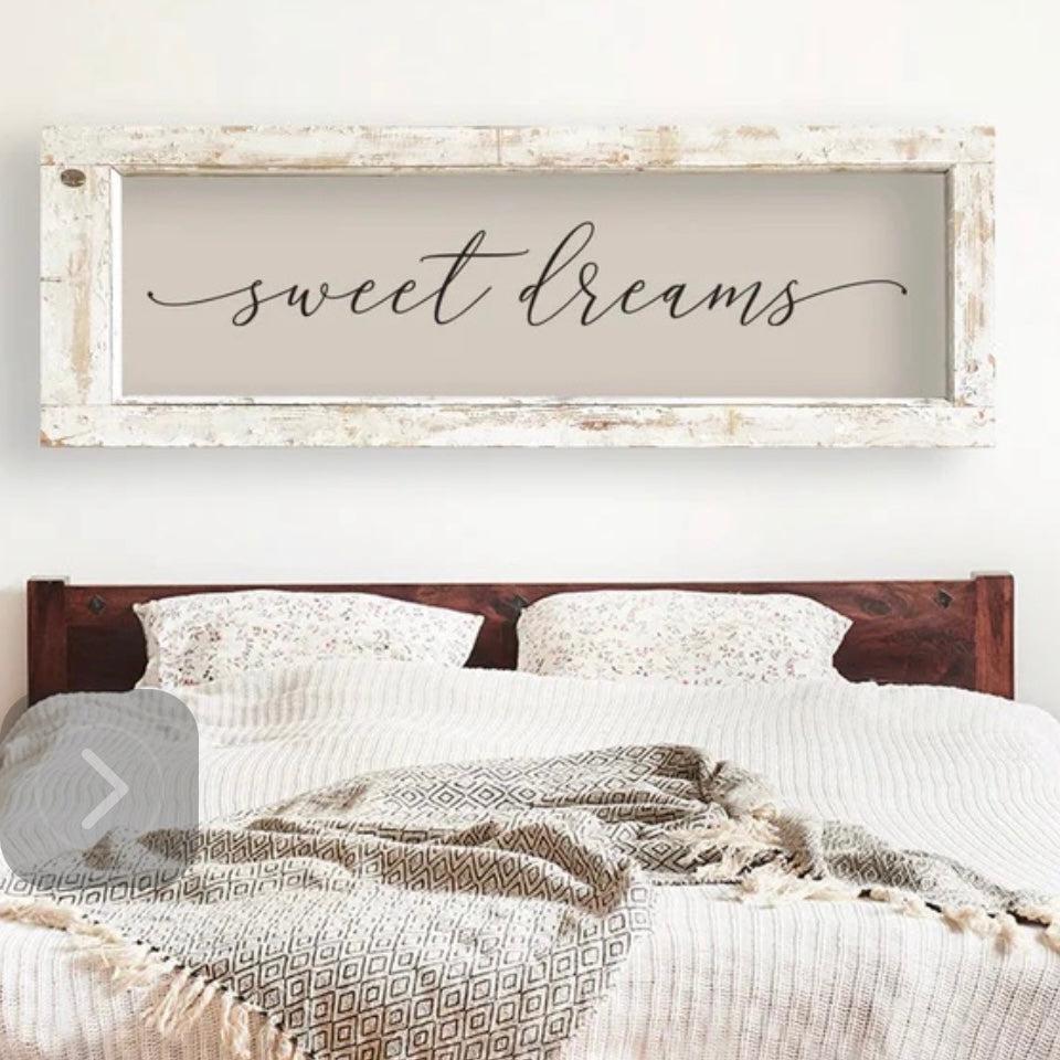 Sweet Dreams - Wide Holland Window-Wall Art-tbgypsysoul