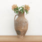 Tall Antique French Rustic Terracotta Jar-Vase-tbgypsysoul