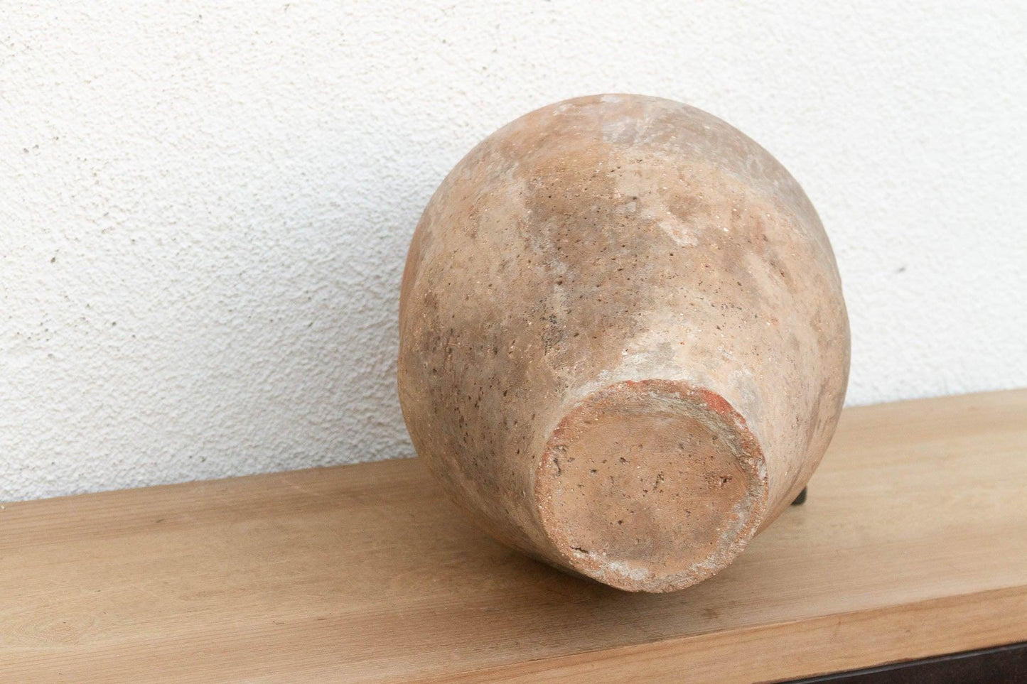 Tall Antique French Rustic Terracotta Jar-Vase-tbgypsysoul