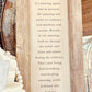 Antique Salvaged Door Base Sign-Wall Art-tbgypsysoul