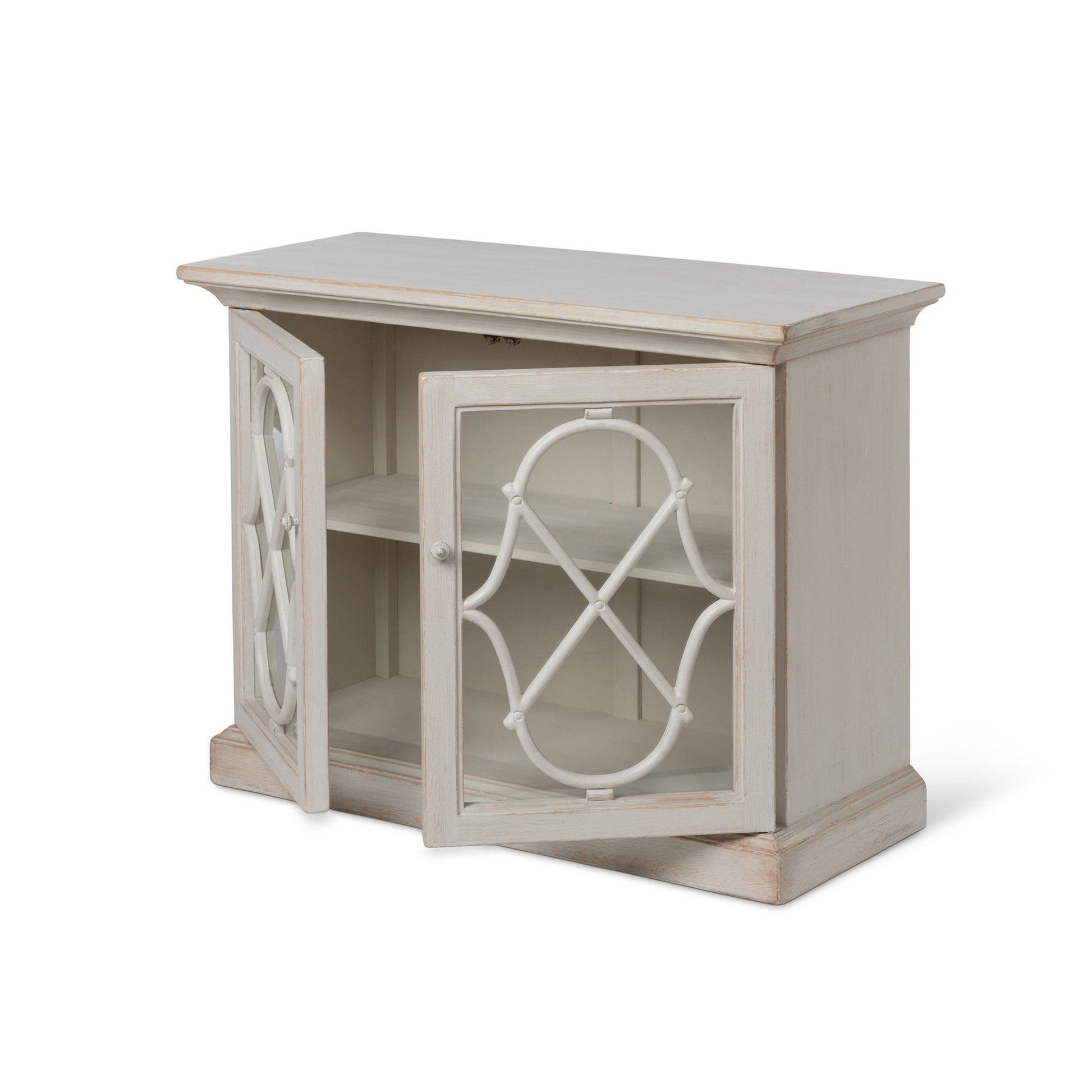 the-addie-wood-console-with-glass-doors-console-table-park-hill-4-Threadbare Gypsy Soul