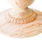 55" Charlotte Pedestal Table (Natural)-Tables-tbgypsysoul