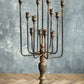Black 13-Candle Iron Candelabra-tbgypsysoul