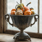 Distressed Black Iron Urn-tbgypsysoul