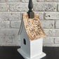 Cozy Cottage Birdhouse: White Roof-tbgypsysoul