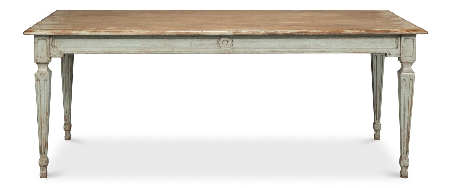 The Elise Dining Table, Sage-Dining Table-tbgypsysoul