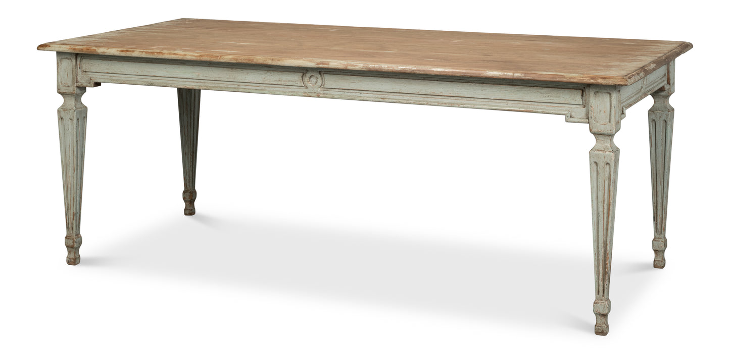 The Elise Dining Table, Sage-Dining Table-tbgypsysoul