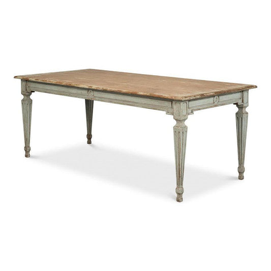 The Elise Dining Table, Sage-Dining Table-tbgypsysoul