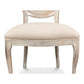 The French Country Cane Back Chair - Grey Oak, Flax-Dining Chair-tbgypsysoul