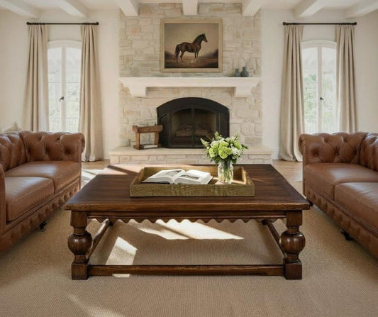 The Heirloom Elm Coffee Table-Coffee Table-tbgypsysoul