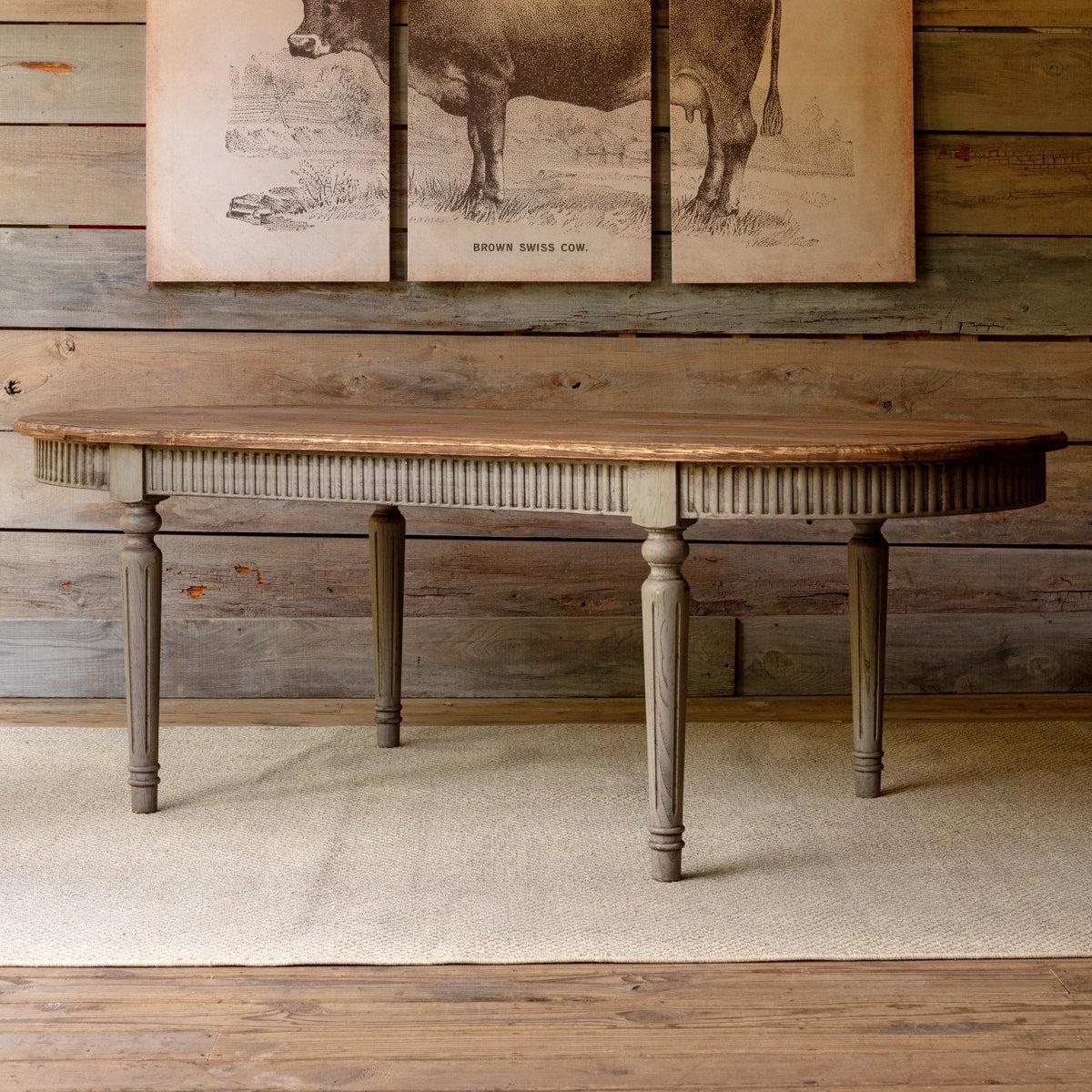 The Jefferson County Oblong Dining Table-Dining Table-tbgypsysoul