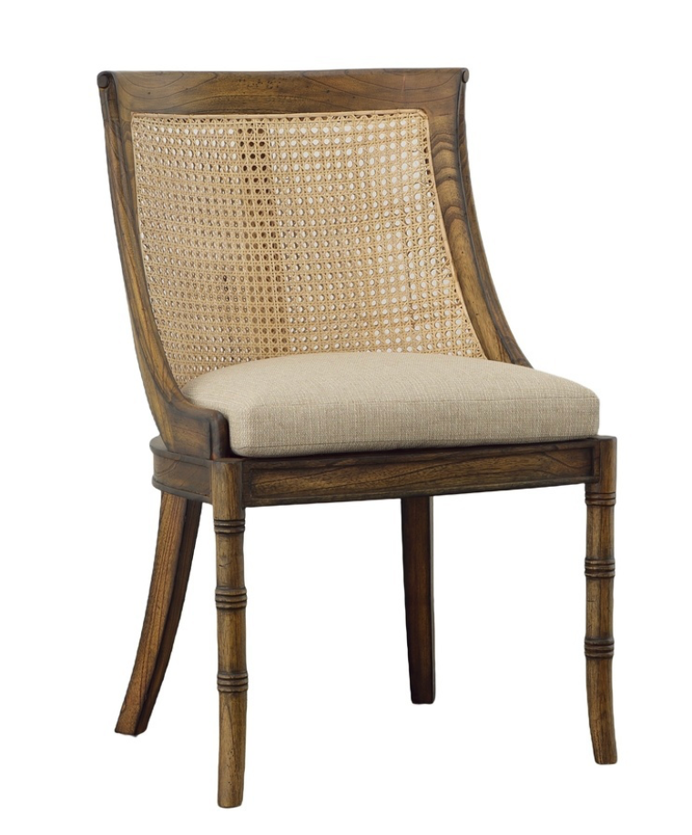 The Tobacco Cane Back Dining Chair, Set of 2 - White Glove Included