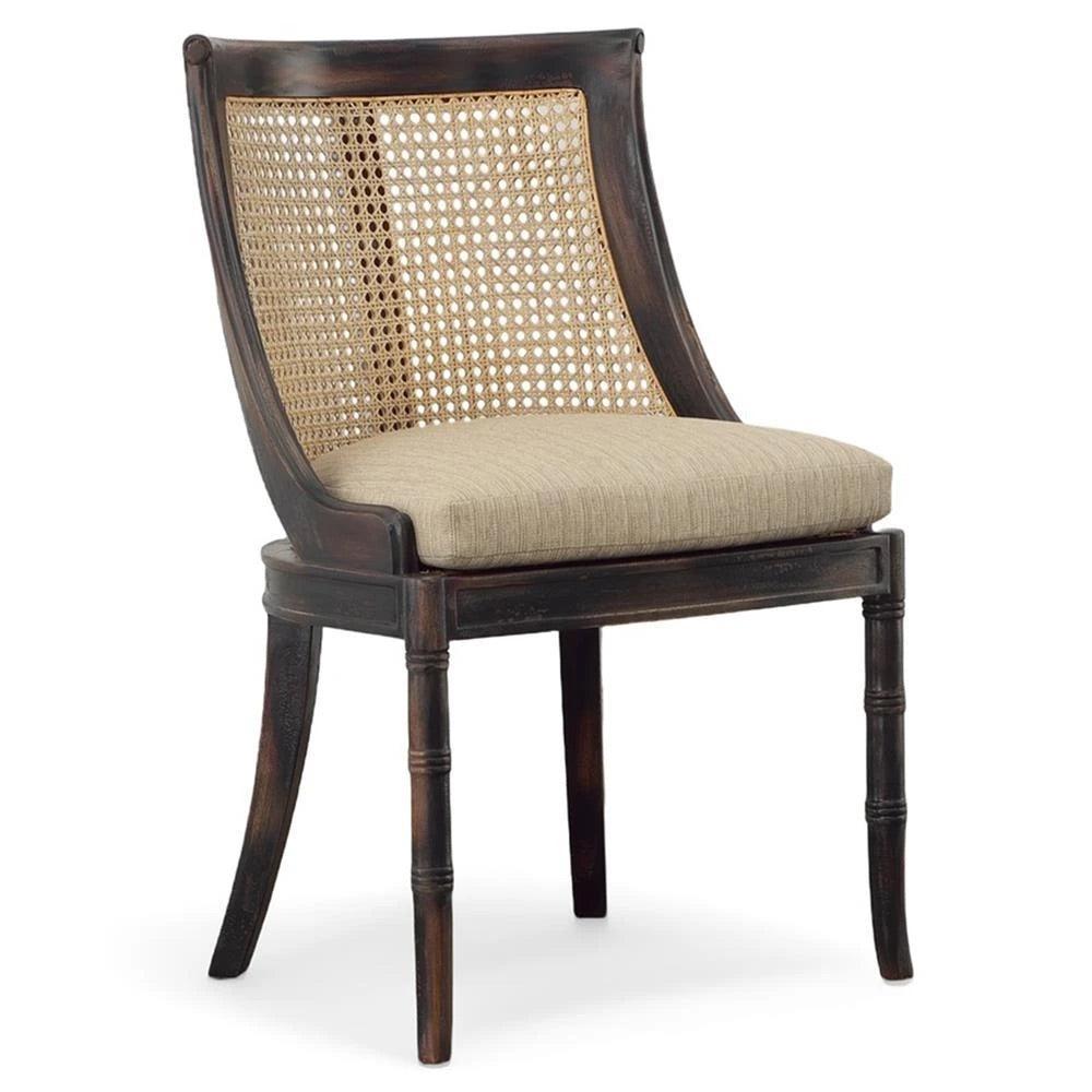 The Tuxedo Cane Back Dining Chair, Set of 2 - White Glove Included-Dining Chair-tbgypsysoul