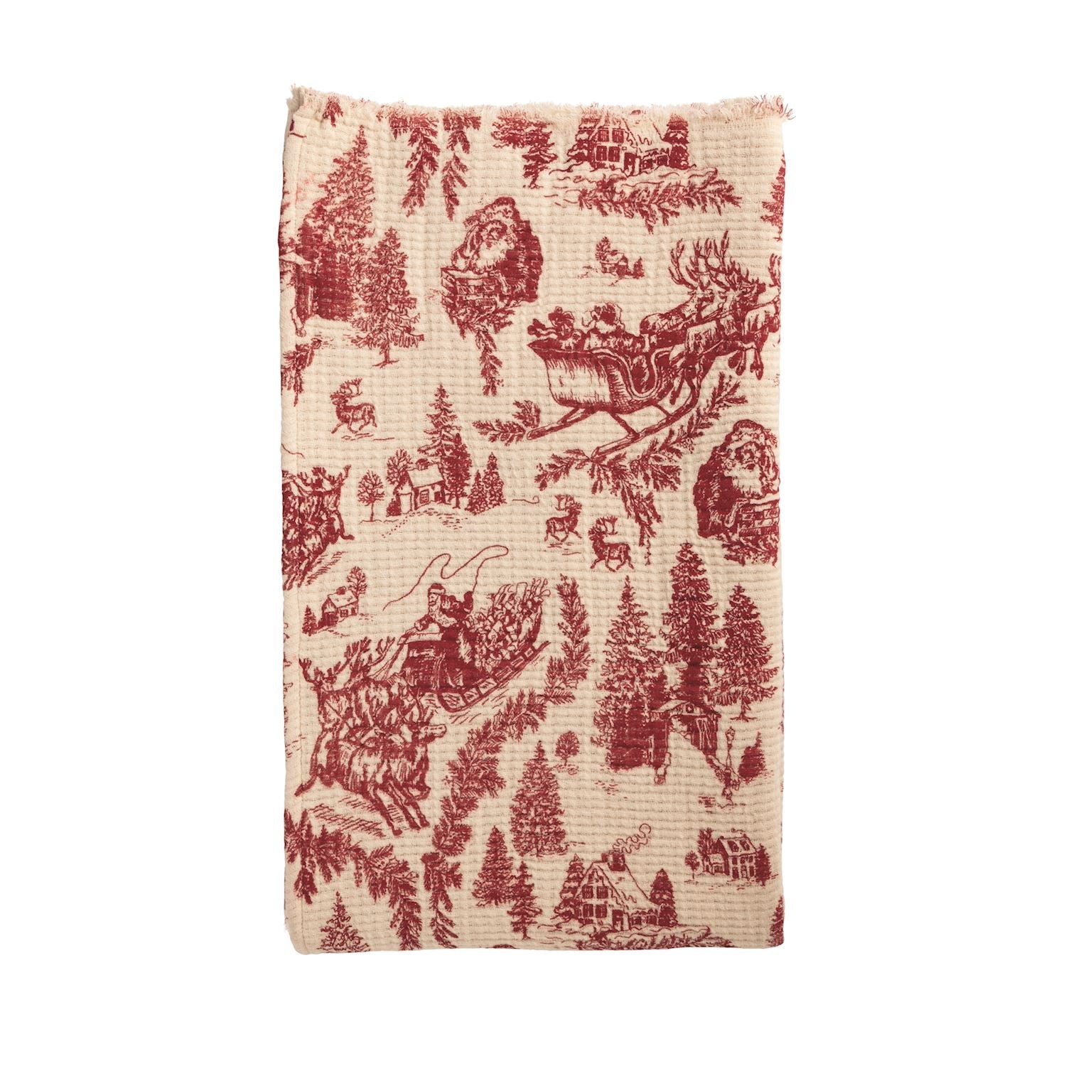 TOILE BLANKET-Seasonal & Holiday Decorations-tbgypsysoul