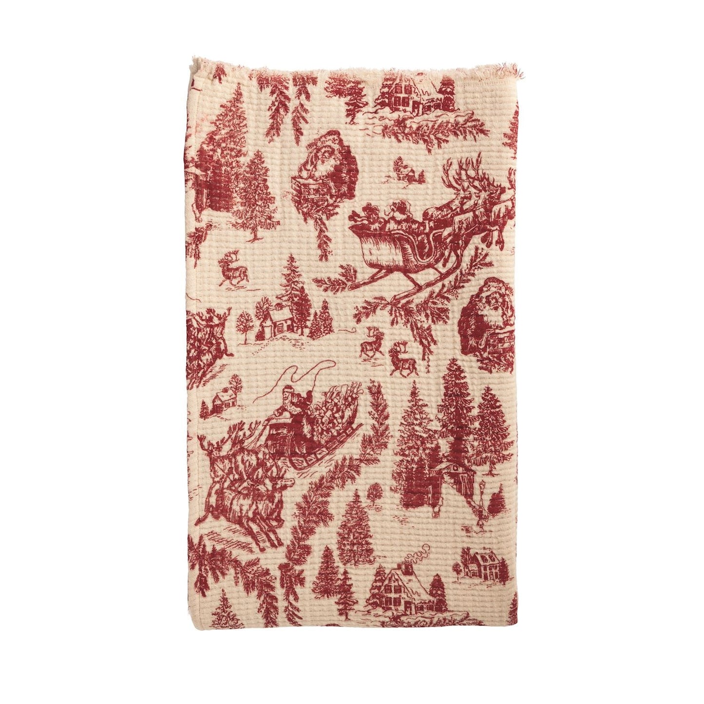 TOILE BLANKET-Seasonal & Holiday Decorations-tbgypsysoul