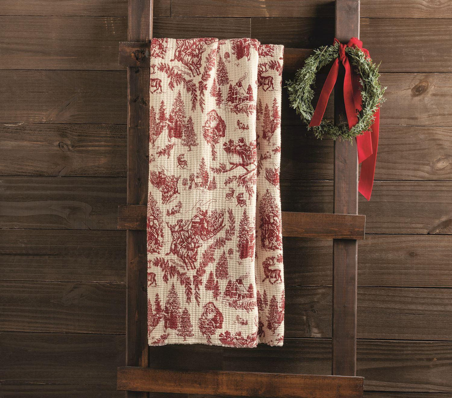 TOILE BLANKET-Seasonal & Holiday Decorations-tbgypsysoul