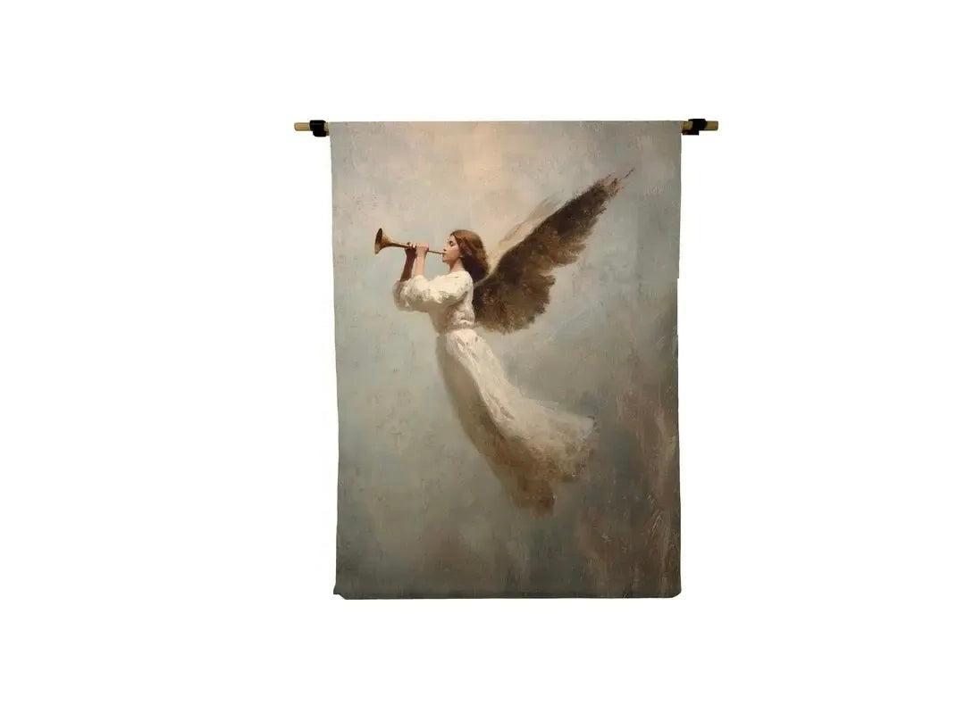Trumpeting Angel Scroll-Wall Art-tbgypsysoul