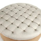 Tufted Round Ottoman-tbgypsysoul