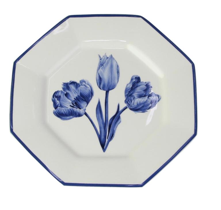 Tulip Bouquet Appetizer Plate-Dinnerware-tbgypsysoul
